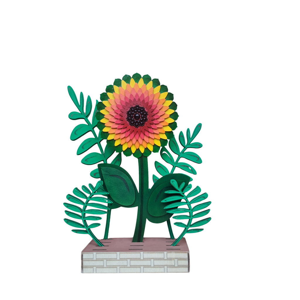 House of Layers 1 Flower Garden Set with Sunflower