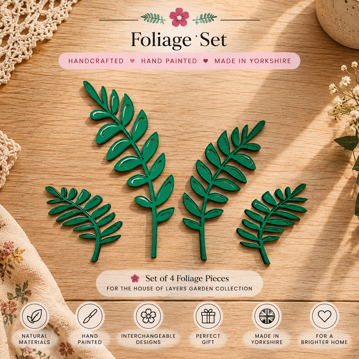 House of Layers Foliage Set branded Garden Collection product graphic