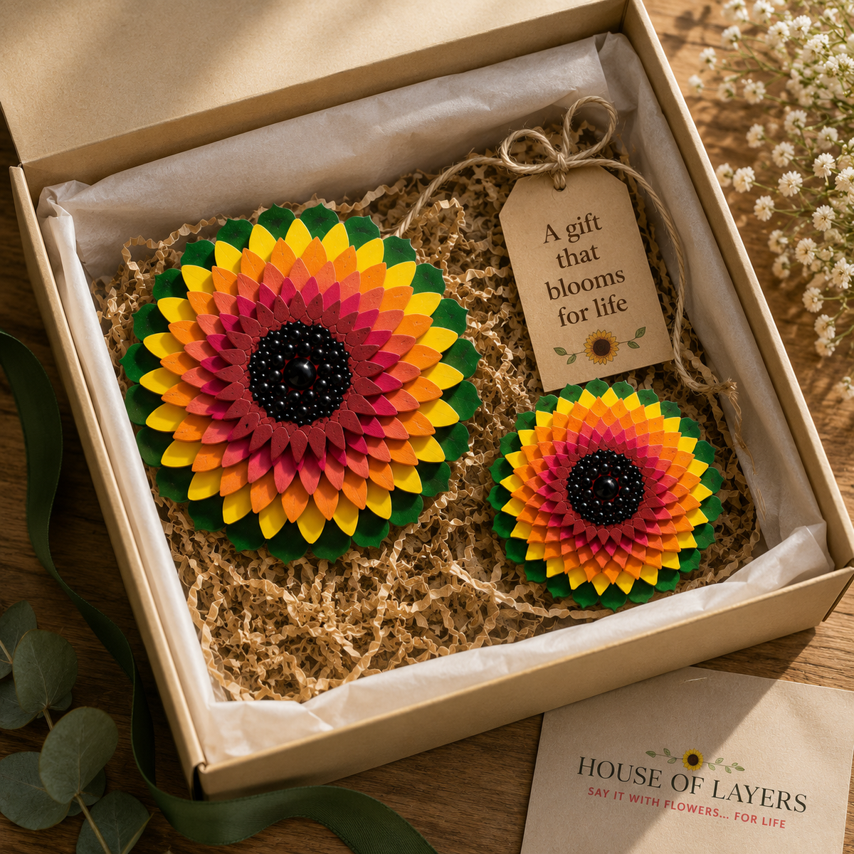 Sunflower Mini Bloom + Bloomburst | Matching Garden Collection Flower Set